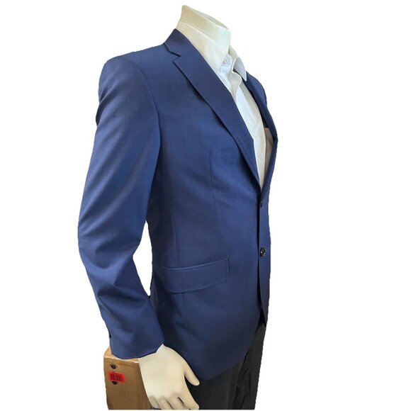 Ted Baker Endurance JAY CT Men 38R Blazer Wool Dual Vent Stitched Lapel Jacket - Picture 9 of 14
